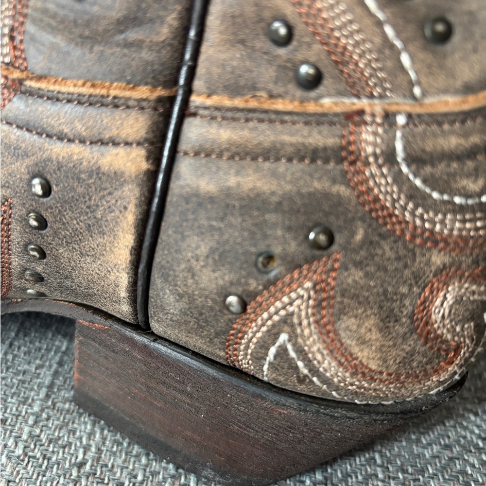 Caborca Brand Womans Distressed Boots Sz 7.5 - Picture 7 of 13